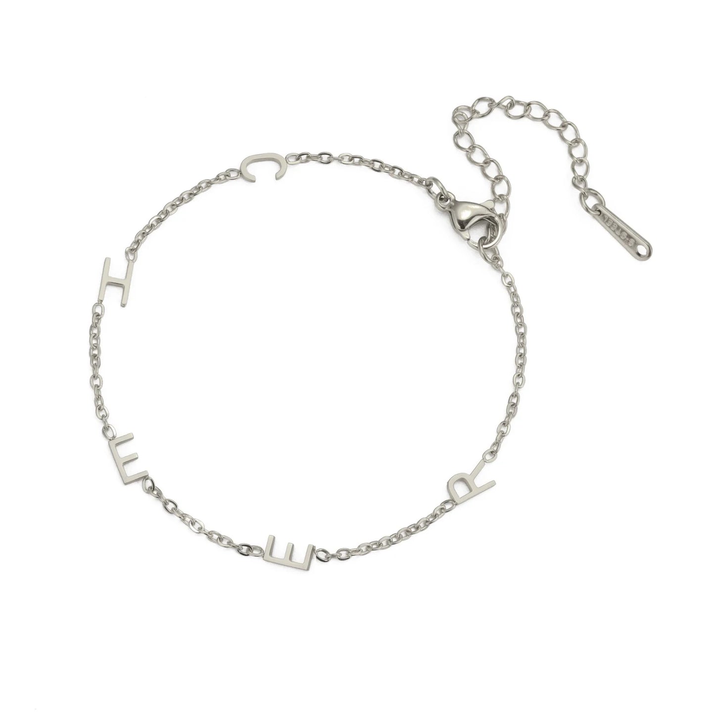 Lux - Bracelet personnalisé avec lettres et symboles