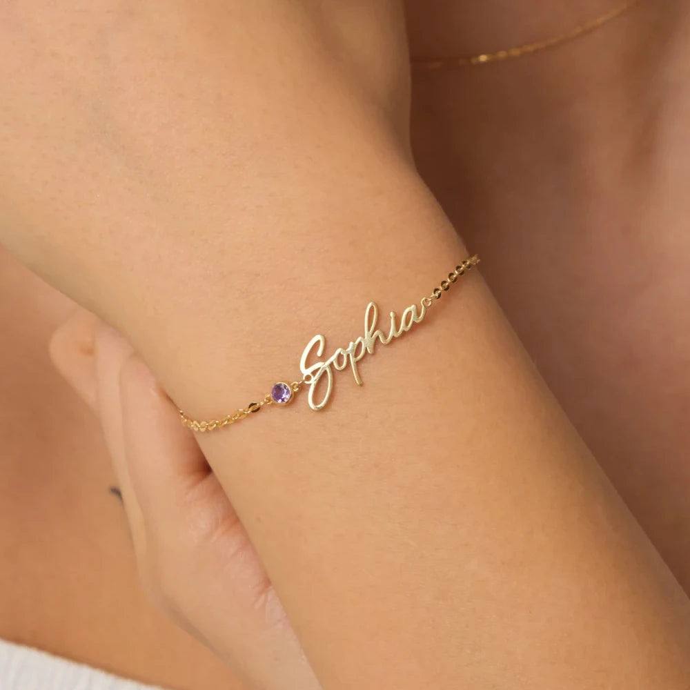 Margarita - Bracelet Perle et Prénom personnalisé