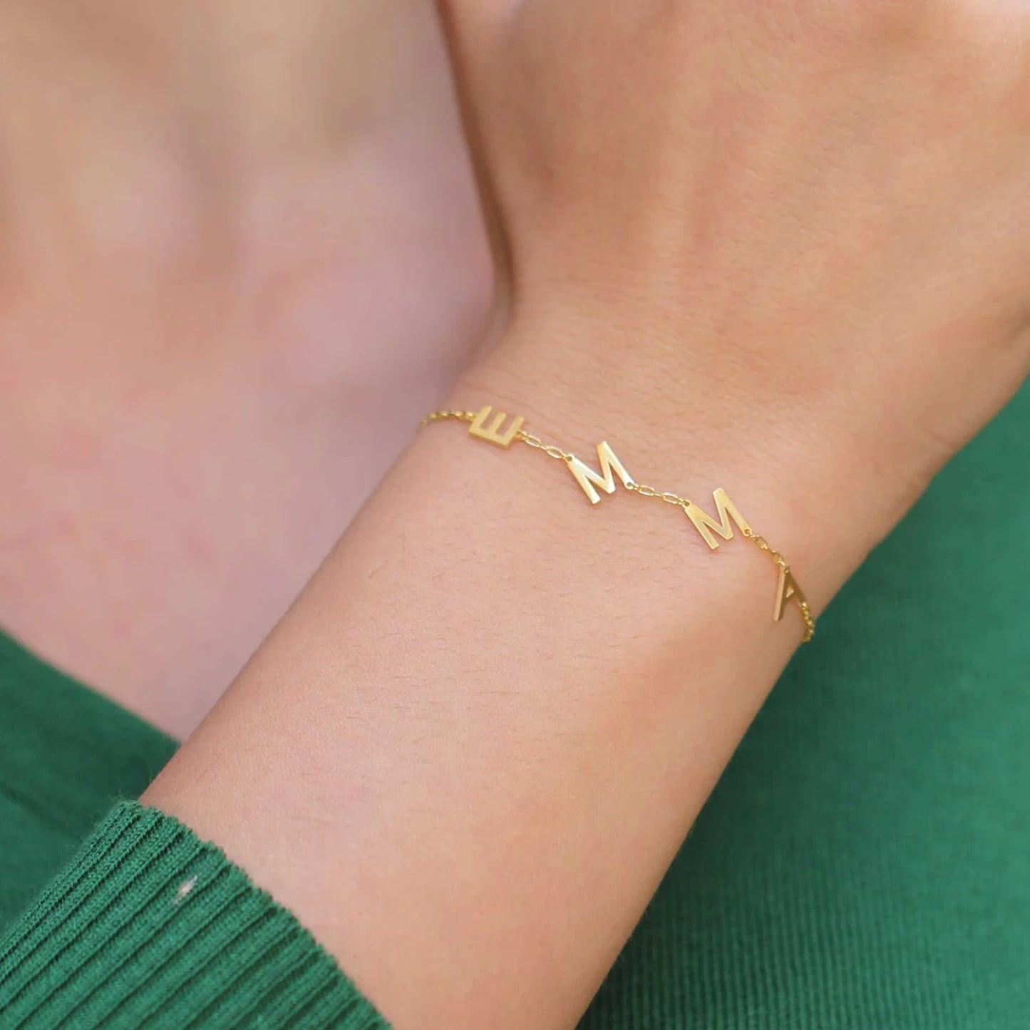 Lux - Bracelet personnalisé avec lettres et symboles