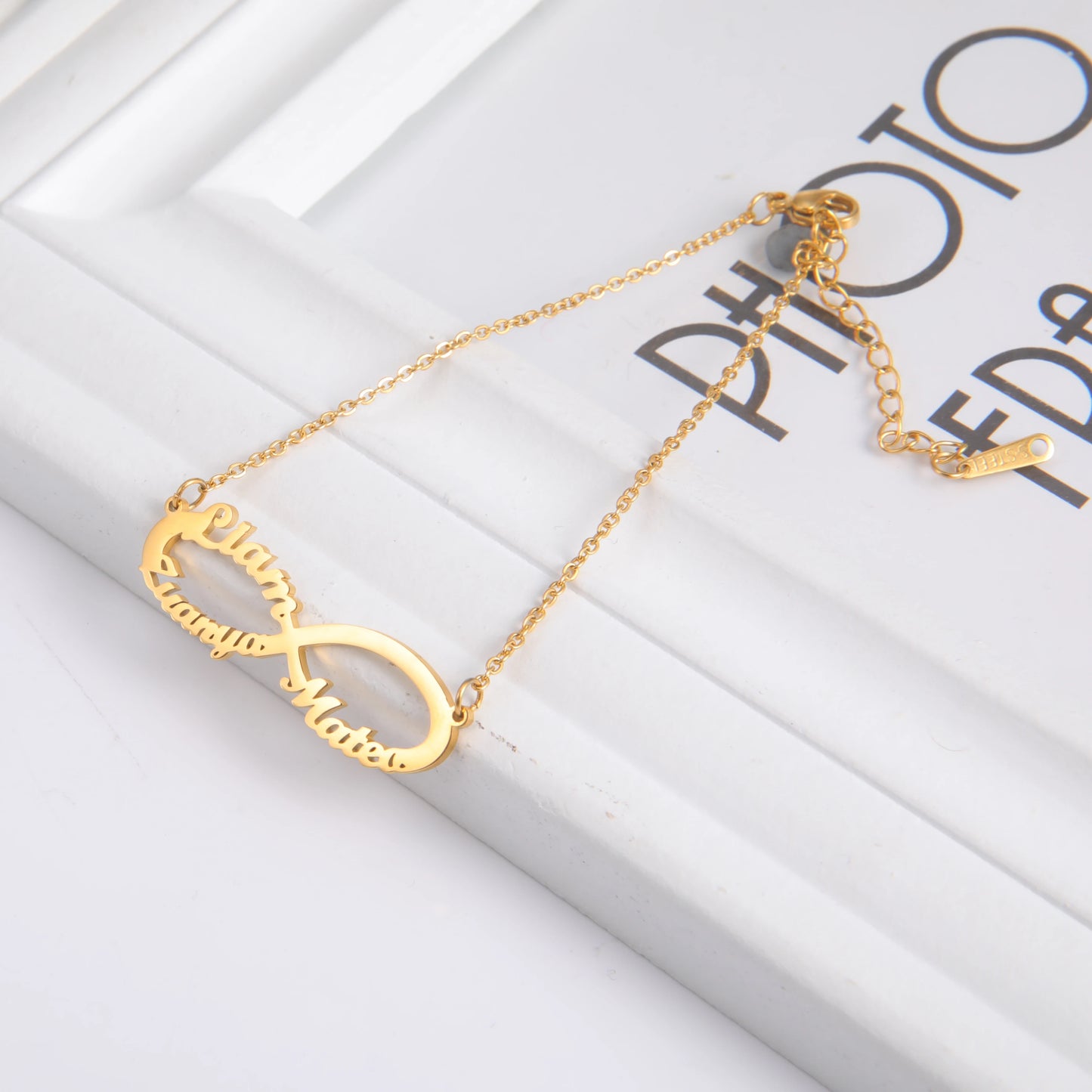 Infinitum - Bracelet prénoms personnalisable