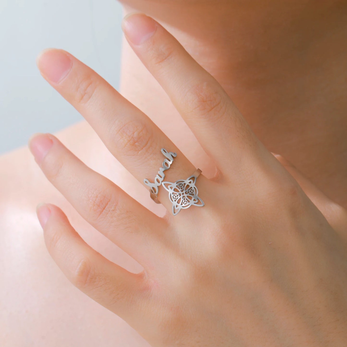 Divina - Bague originale avec prénom personnalisé