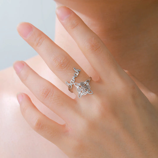 Divina - Bague originale avec prénom personnalisé