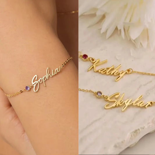Margarita - Bracelet Perle et Prénom personnalisé