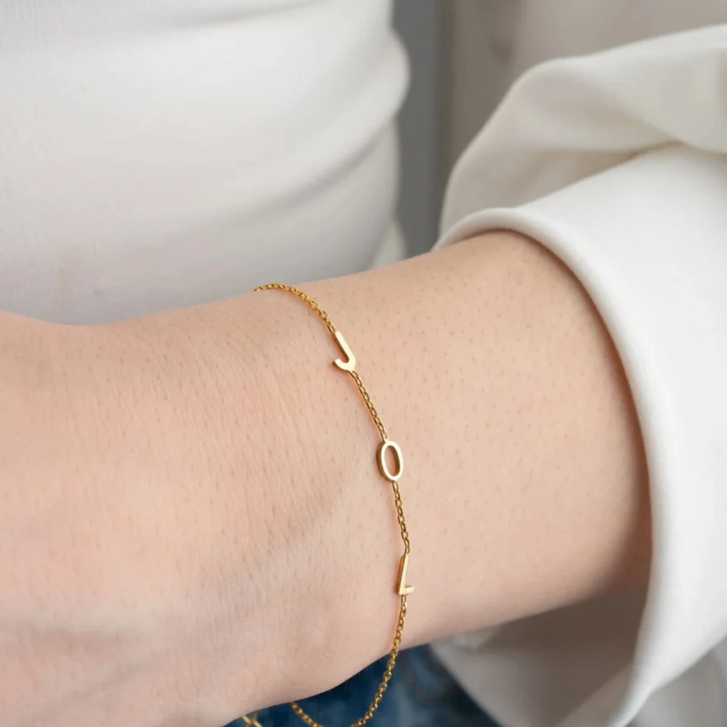Lux - Bracelet personnalisé avec lettres et symboles