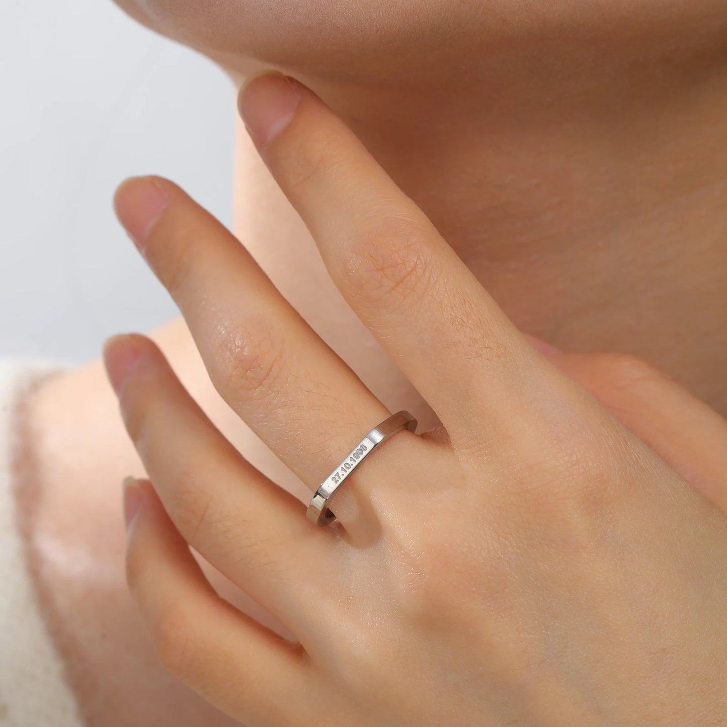 Regale - Bague avec texte et symboles personnalisée