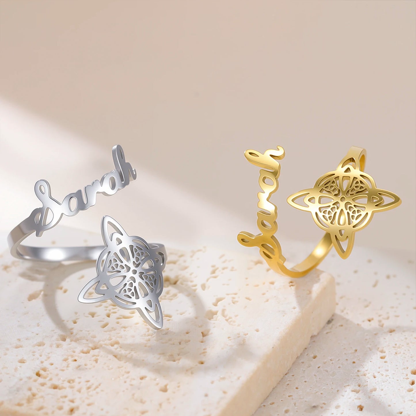 Divina - Bague originale avec prénom personnalisé
