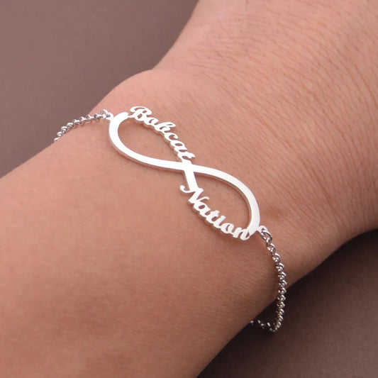 Infinitum - Bracelet prénoms personnalisable