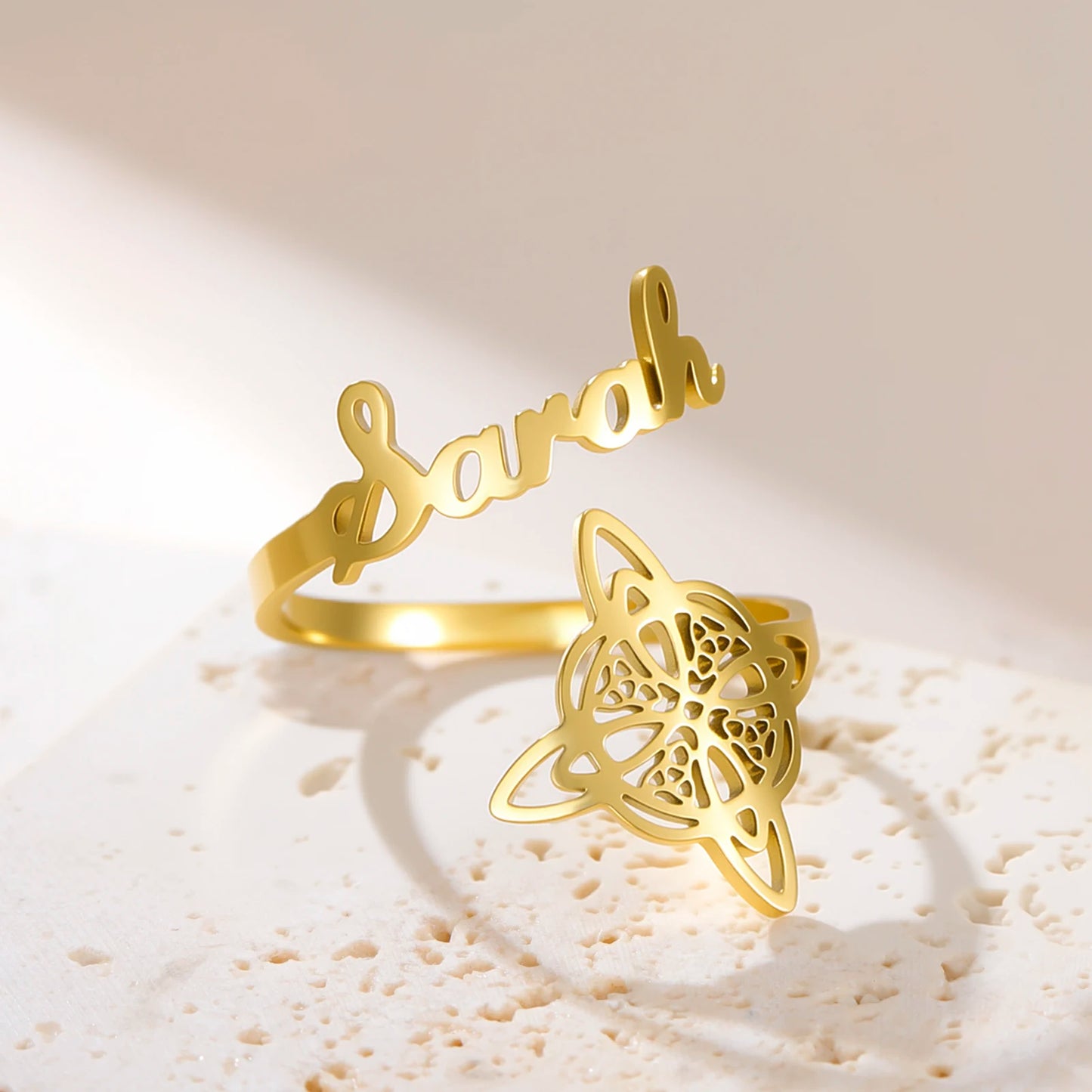Divina - Bague originale avec prénom personnalisé