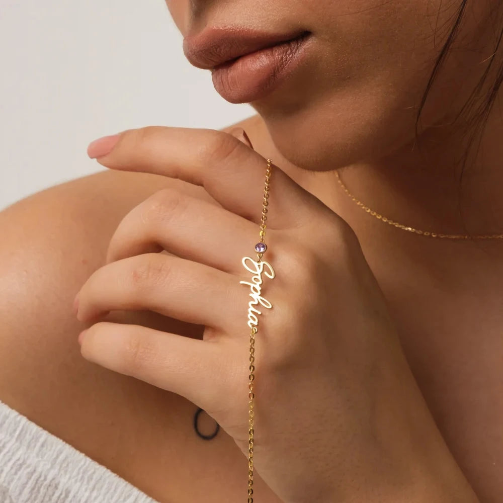 Margarita - Bracelet Perle et Prénom personnalisé